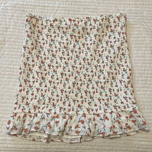 Abercrombie peach skirt/tube top